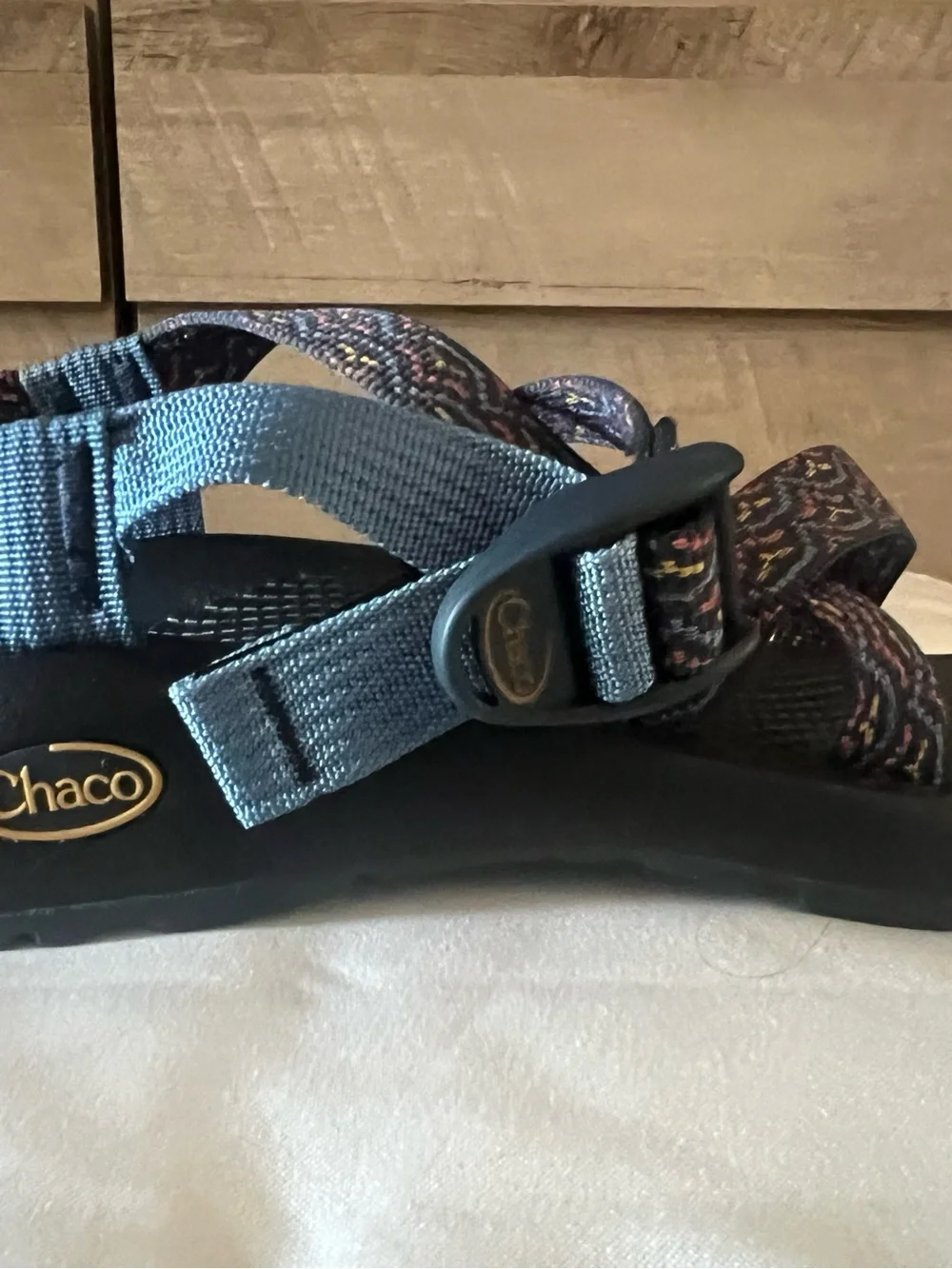 Chaco Womens Z/1 Classic Sandals Size 7 Bloop Navy Spice Blue Hiking Outdoor